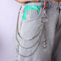 Multiple Layers Chain Charm Star Pendant Pants Belts Jeans Chain